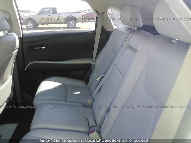 JTJBC1BA8B2422940 - 2011 LEXUS RX 450 SILVER photo 8