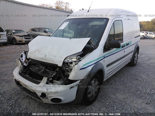 NM0LS7BNXBT060634 - 2011 FORD TRANSIT CONNECT XLT WHITE photo 2