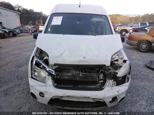 NM0LS7BNXBT060634 - 2011 FORD TRANSIT CONNECT XLT WHITE photo 6