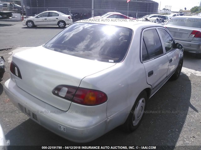 1NXBR12EXYZ395625 - 2000 TOYOTA COROLLA VE/CE/LE 银色 照片 4