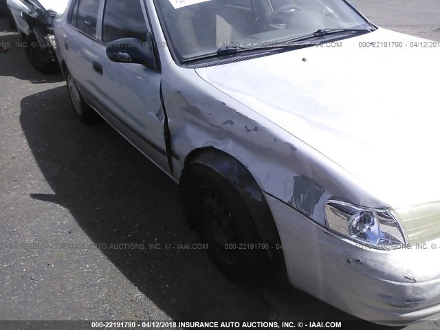 1NXBR12EXYZ395625 - 2000 TOYOTA COROLLA VE/CE/LE 银色 照片 6