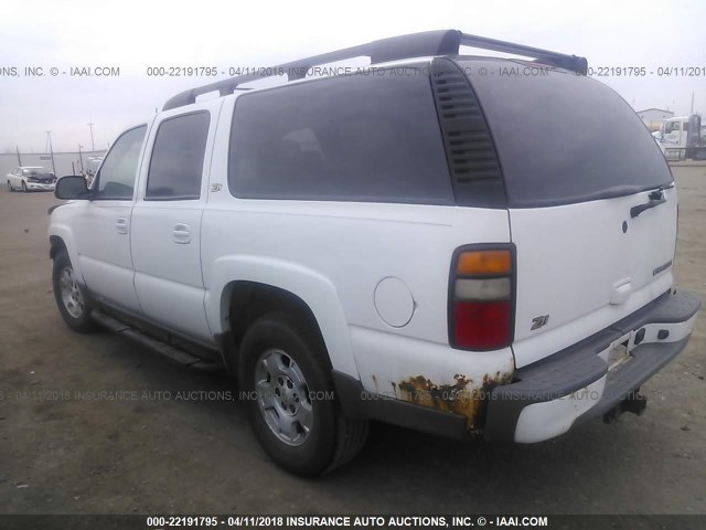 3GNFK16Z54G283097 - 2004 CHEVROLET SUBURBAN K1500 WHITE photo 3