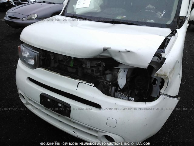 JN8AZ2KRXBT207521 - 2011 NISSAN CUBE S/SL/KROM WHITE photo 6