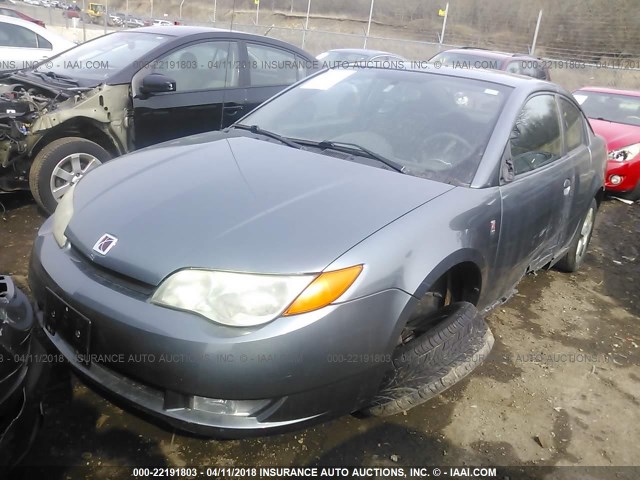 1G8AW15F96Z187517 - 2006 SATURN ION LEVEL 3 GRAY photo 2