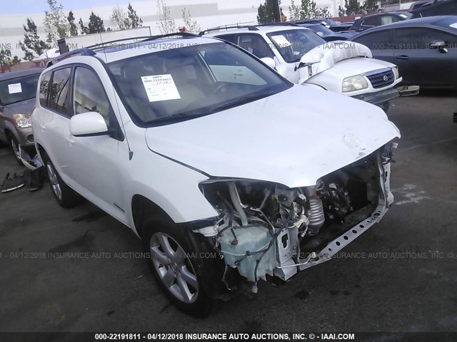 JTMZD31V475045186 - 2007 TOYOTA RAV4 LIMITED WHITE photo 1