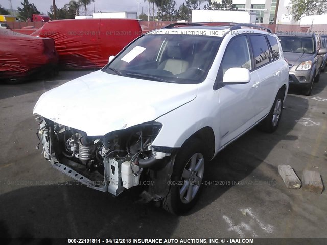 JTMZD31V475045186 - 2007 TOYOTA RAV4 LIMITED WHITE photo 2