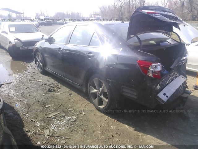 4T1BF1FK5CU171602 - 2012 TOYOTA CAMRY SE/LE/XLE 黑色 照片 3