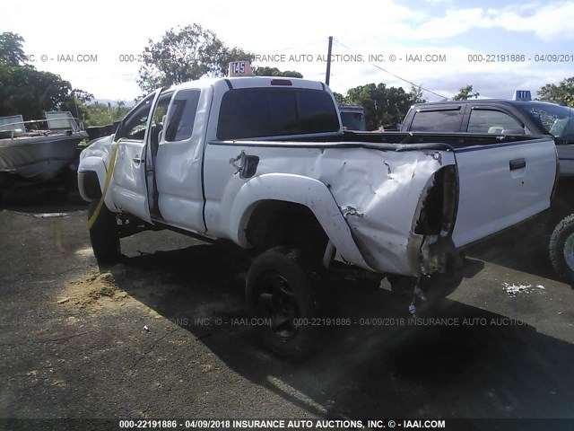 5TEUU42N65Z012988 - 2005 TOYOTA TACOMA ACCESS CAB Weiß Foto 3