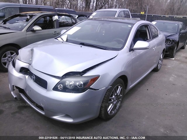 JTKDE3B79A0319860 - 2010 TOYOTA SCION TC SILVER photo 2