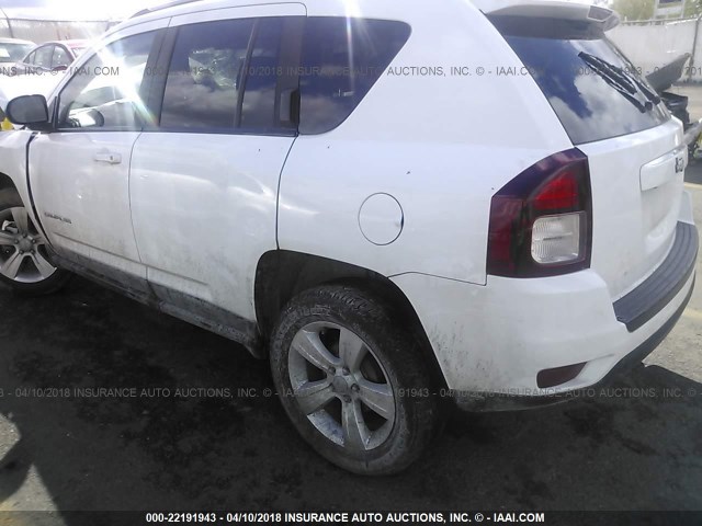 1C4NJCBA9GD567756 - 2016 JEEP COMPASS SPORT WHITE photo 3