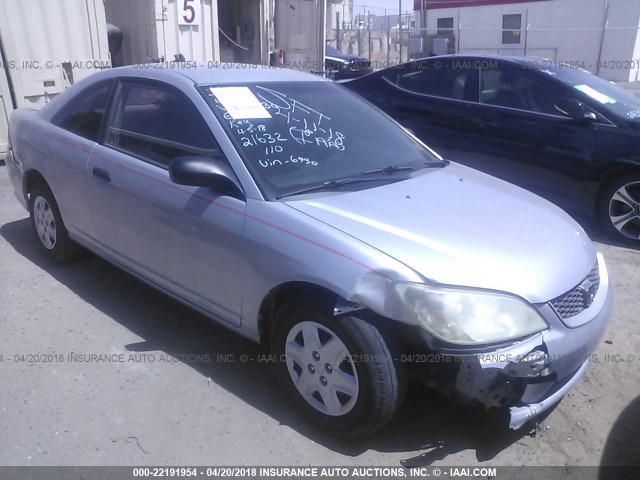 1HGEM211X5L076930 - 2005 HONDA CIVIC DX VP Gümüş foto 1