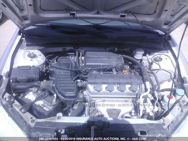 1HGEM211X5L076930 - 2005 HONDA CIVIC DX VP Gümüş foto 10