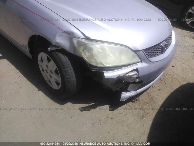 1HGEM211X5L076930 - 2005 HONDA CIVIC DX VP Gümüş foto 6
