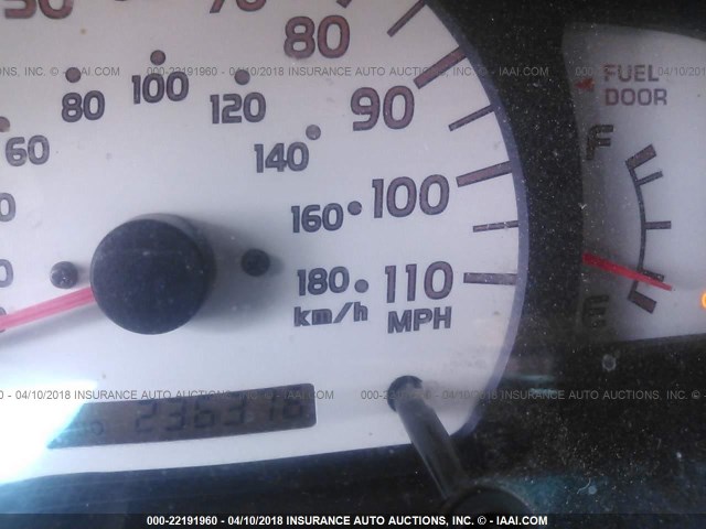 5TEHN72N82Z131878 - 2002 TOYOTA TACOMA DOUBLE CAB 红色 照片 7