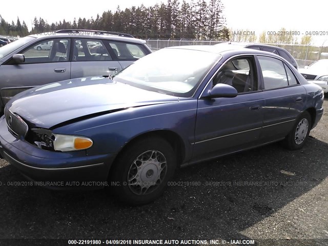 2G4WY52M6V1418117 - 1997 BUICK CENTURY LIMITED BLUE photo 2