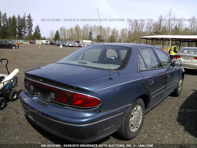 2G4WY52M6V1418117 - 1997 BUICK CENTURY LIMITED BLUE photo 4