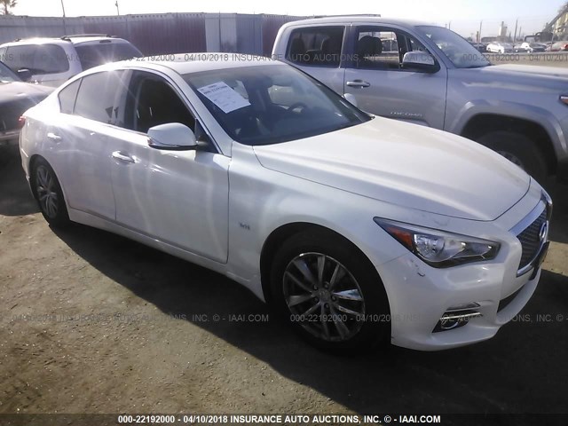 JN1EV7AP0GM305693 - 2016 INFINITI Q50 PREMIUM/SPORT WHITE photo 1