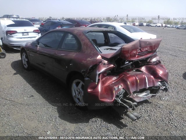 4B3AU52N3WE137850 - 1998 DODGE AVENGER ES RED photo 3