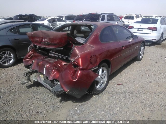 4B3AU52N3WE137850 - 1998 DODGE AVENGER ES RED photo 4