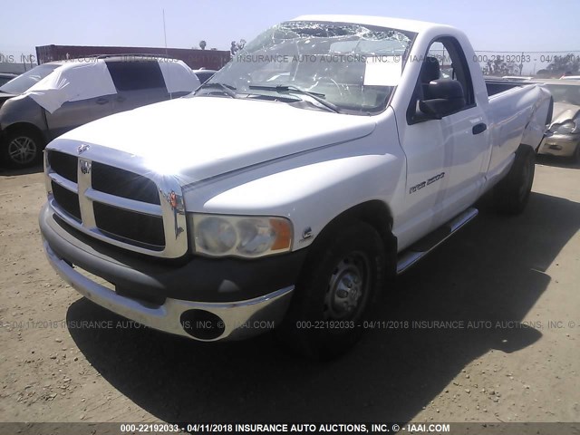 3D7KA26C54G125554 - 2004 DODGE RAM 2500 ST/SLT WHITE photo 2