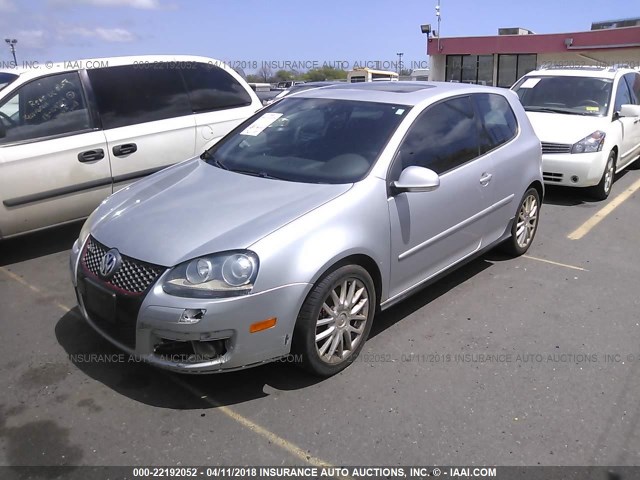 WVWFV71K16W109688 - 2006 VOLKSWAGEN NEW GTI SILVER photo 2