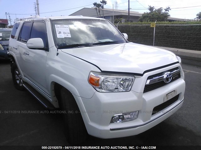 JTEZU5JR2C5034286 - 2012 TOYOTA 4RUNNER SR5/LIMITED WHITE photo 1