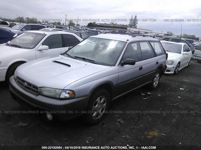 4S3BG685XX7623229 - 1999 SUBARU LEGACY OUTBACK/SSV/LIMITED/30TH GRAY photo 2