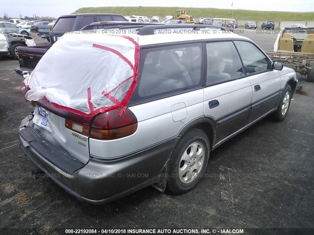 4S3BG685XX7623229 - 1999 SUBARU LEGACY OUTBACK/SSV/LIMITED/30TH GRAY photo 4