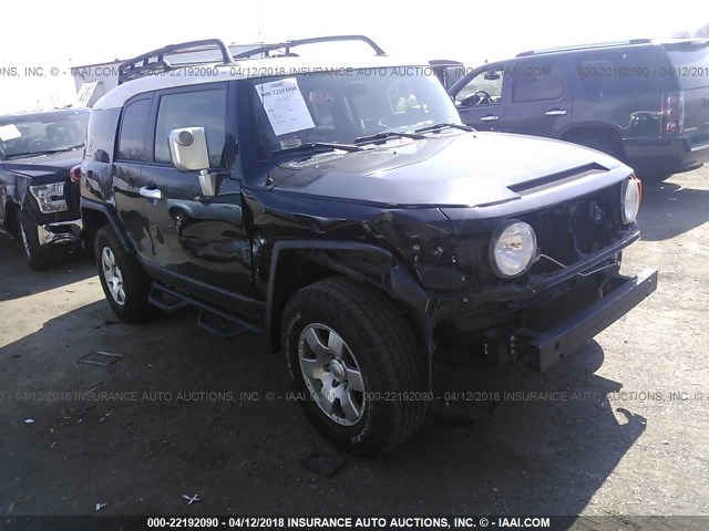 JTEBU11F070095526 - 2007 TOYOTA FJ CRUISER BLACK photo 1