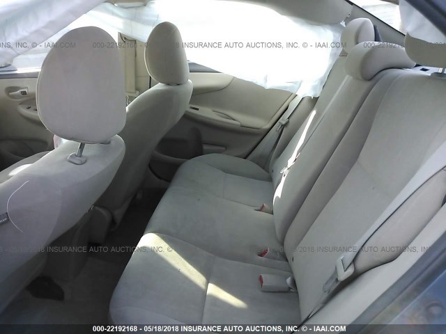 5YFBU4EE9CP021500 - 2012 TOYOTA COROLLA S/LE BLUE photo 8