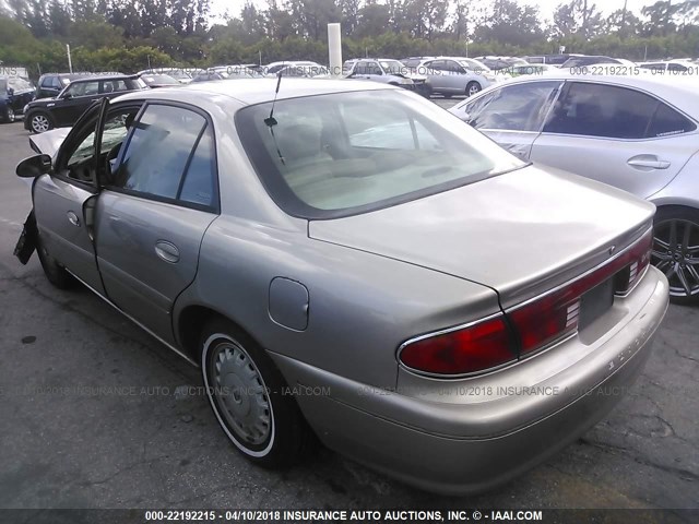 2G4WY55J011168854 - 2001 BUICK CENTURY LIMITED GOLD photo 3