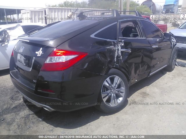 5J6TF1H34DL001246 - 2013 HONDA CROSSTOUR EX BLACK photo 4