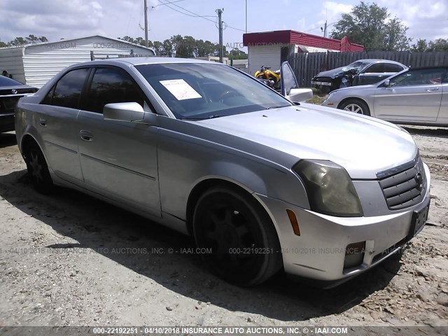 1G6DM57N730135097 - 2003 CADILLAC CTS SILVER photo 1