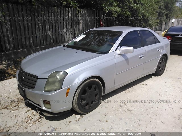 1G6DM57N730135097 - 2003 CADILLAC CTS SILVER photo 2