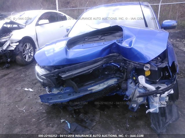 JF1VA2L61F9810682 - 2015 SUBARU WRX STI BLUE photo 6