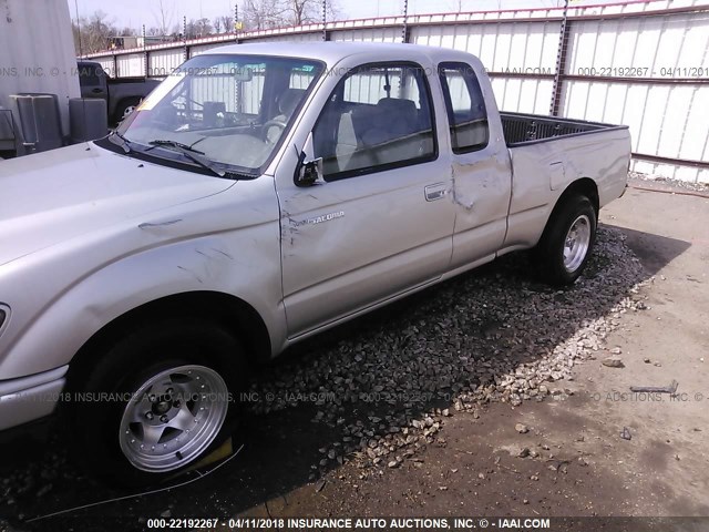 5TEVL52N41Z764244 - 2001 TOYOTA TACOMA XTRACAB SILVER photo 6