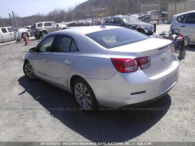 1G11E5SA3DF281411 - 2013 CHEVROLET MALIBU 2LT SILVER photo 3