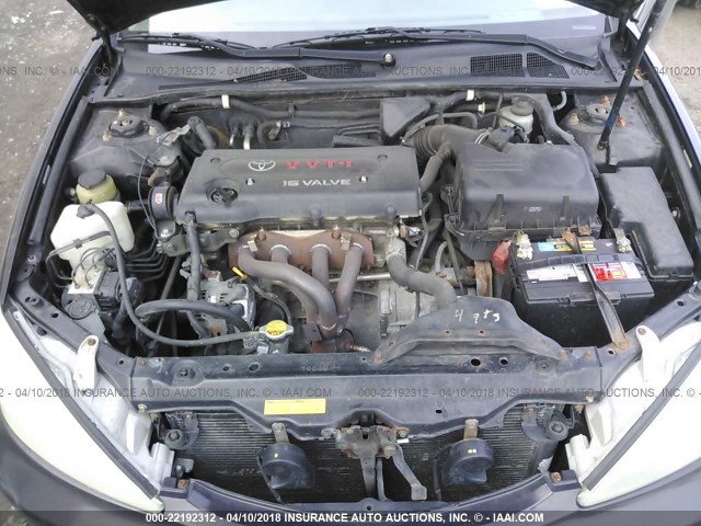 4T1BE32K62U616416 - 2002 TOYOTA CAMRY LE/XLE/SE BURGUNDY photo 10