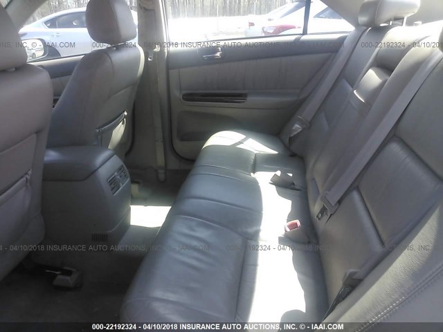 4T1BF30K24U071821 - 2004 TOYOTA CAMRY LE/XLE/SE 绿色 照片 8