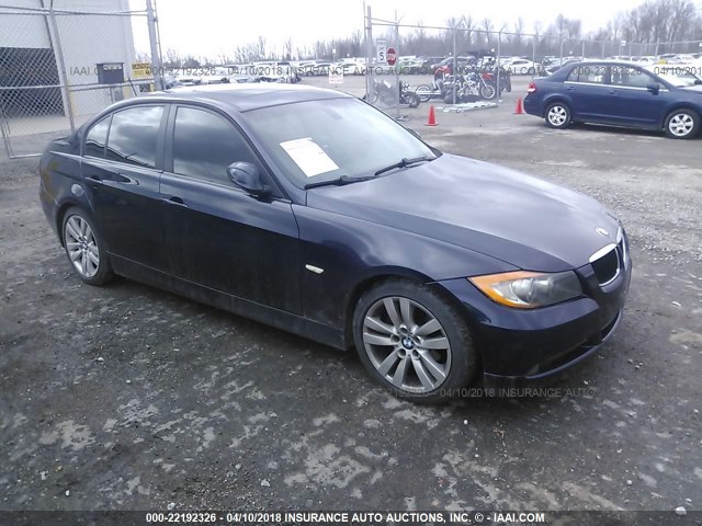 WBAVB17576NK41280 - 2006 BMW 325 I AUTOMATIC BLACK photo 1