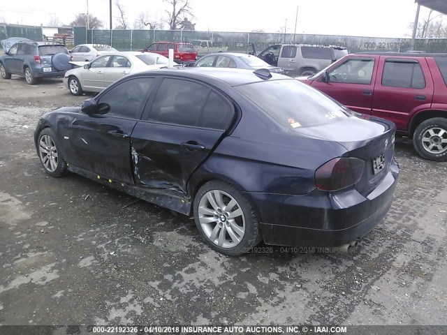WBAVB17576NK41280 - 2006 BMW 325 I AUTOMATIC BLACK photo 3