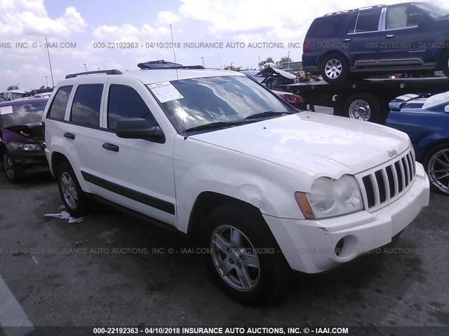 1J8GS48K66C285373 - 2006 JEEP GRAND CHEROKEE LAREDO/COLUMBIA/FREEDOM WHITE photo 1