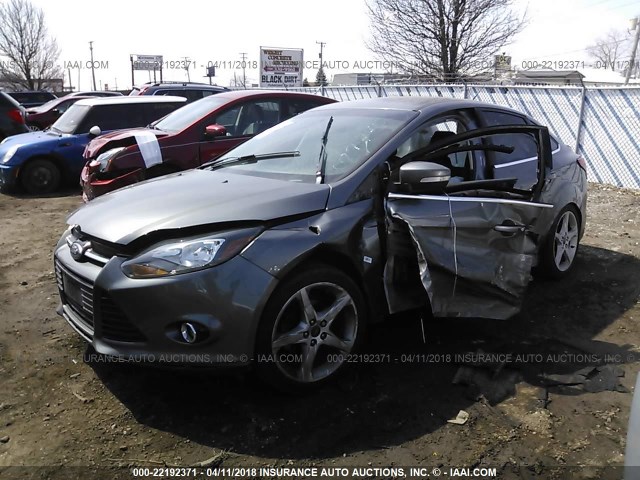 1FADP3J24DL283088 - 2013 FORD FOCUS TITANIUM GRAY photo 2