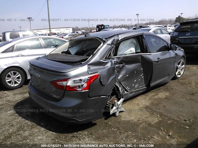 1FADP3J24DL283088 - 2013 FORD FOCUS TITANIUM GRAY photo 4