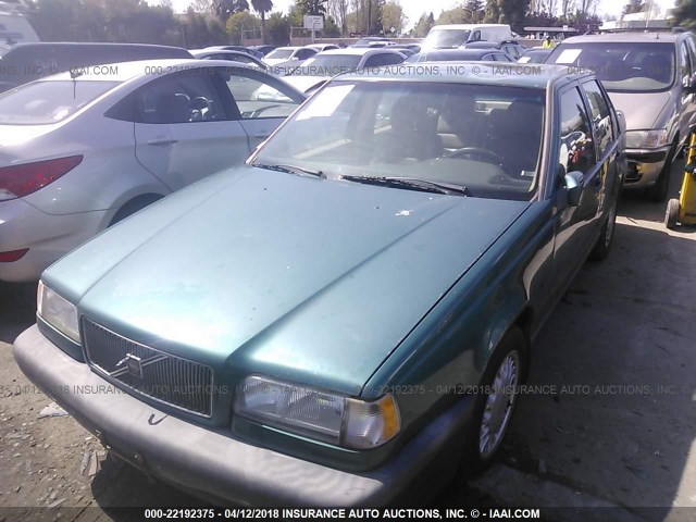 YV1LS5523R2144488 - 1994 VOLVO 850 GREEN photo 2