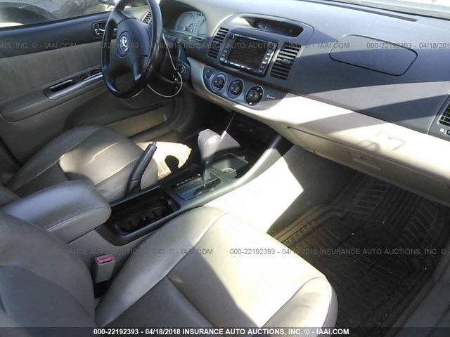 4T1BF30K42U505976 - 2002 TOYOTA CAMRY LE/XLE/SE 勃艮第红 照片 5