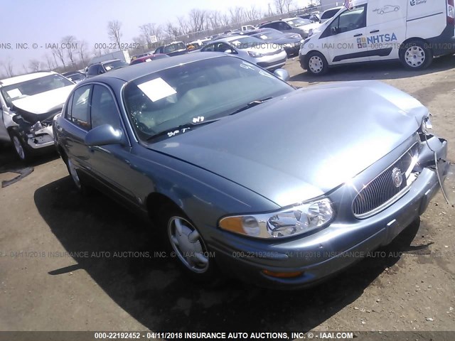 1G4HP54K8YU104811 - 2000 BUICK LESABRE CUSTOM Light Blue photo 1