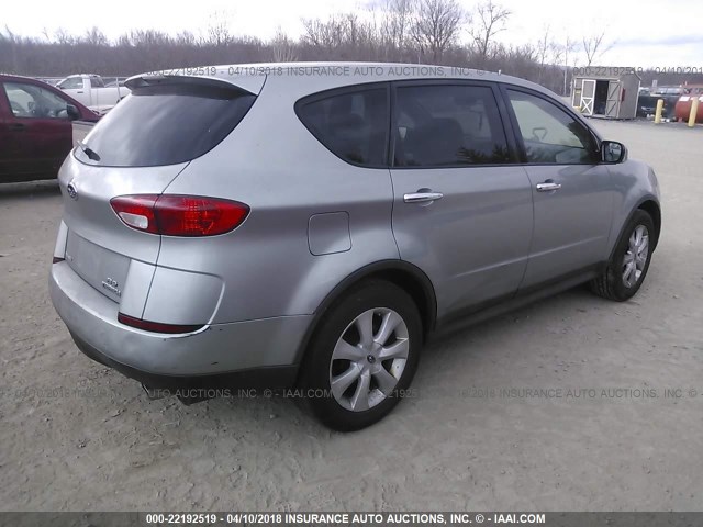 4S4WX85CX64416612 - 2006 SUBARU B9 TRIBECA 3.0 H6/3.0 H6 LIMITED GRAY photo 4