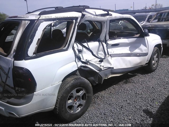 1GNDS13S332167192 - 2003 CHEVROLET TRAILBLAZER  WHITE photo 6