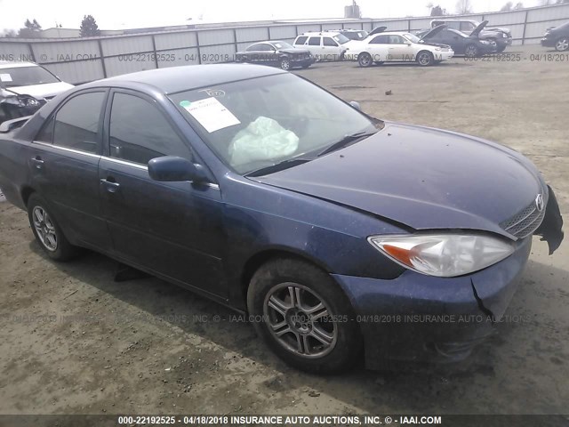 4T1BE32K32U507248 - 2002 TOYOTA CAMRY LE/XLE/SE 深蓝色 照片 1
